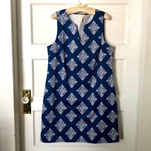 Cynthia Rowley Blue Shift Dress US 12